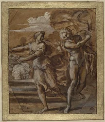 Study for Lupercalia Palazzo Magnani Frescoes, Bologna